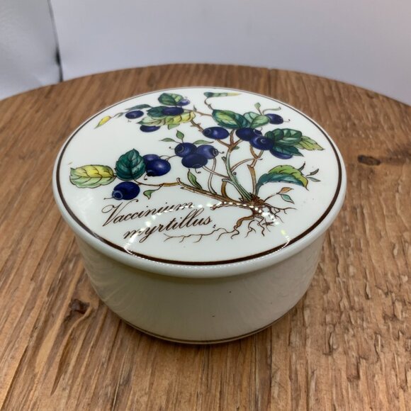 Villeroy and Boch Vintage German Myrtillus Porcelain Berries Trinket Box - Picture 2 of 7